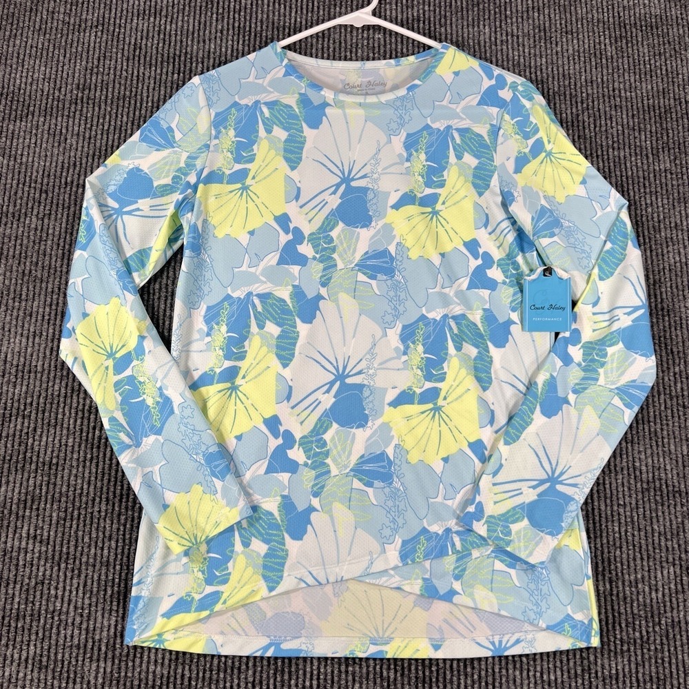 Court Haley Performance Womens Shirt Small Long Sleeve New‎ with Tags NWT